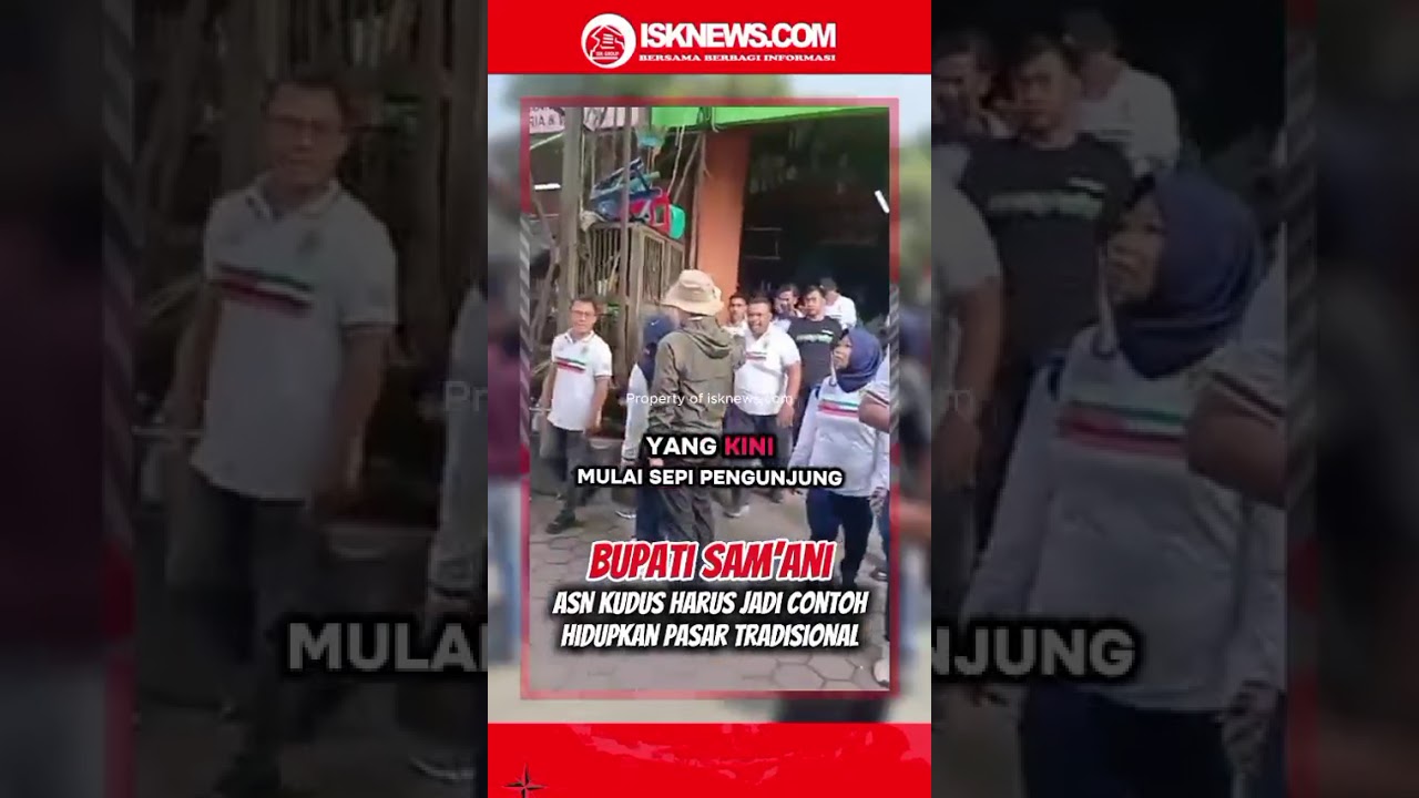 Pasar Kliwon Kembali Riuh, ASN Kudus Bawa Angin Segar bagi Pedagang Kecil