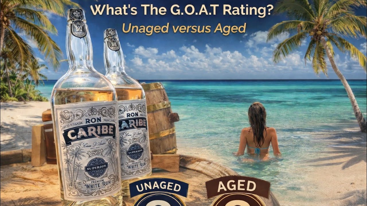 G.O.A.T Rating Duel! 🐐 Ron Caribe White vs Aged White Rum Tasting & Review