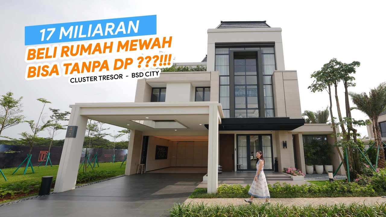 TRESOR BSD CITY. Tipe 15x27. Rumah classic full marmer & Lift.
