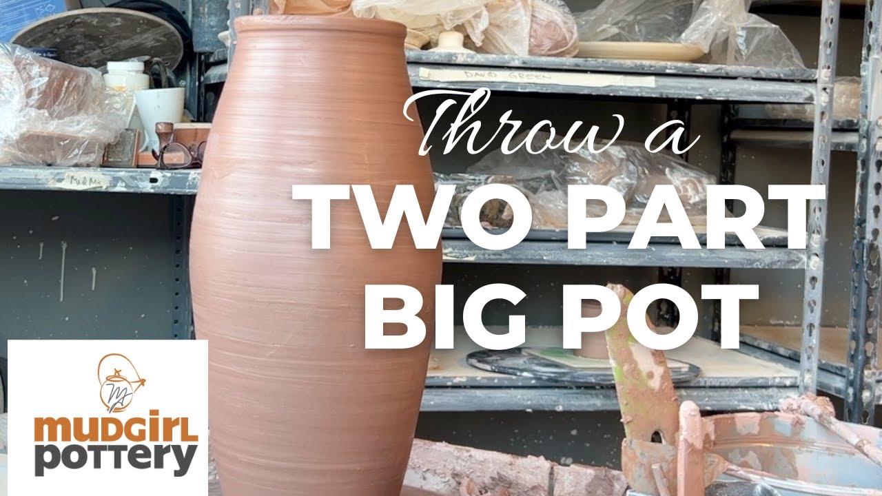 Throwing a 10lb POT in TWO parts