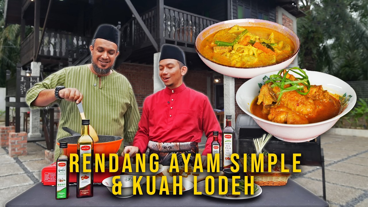 Resipi Raya RENDANG AYAM SEDAP & MUDAH Bersama HARVIST.