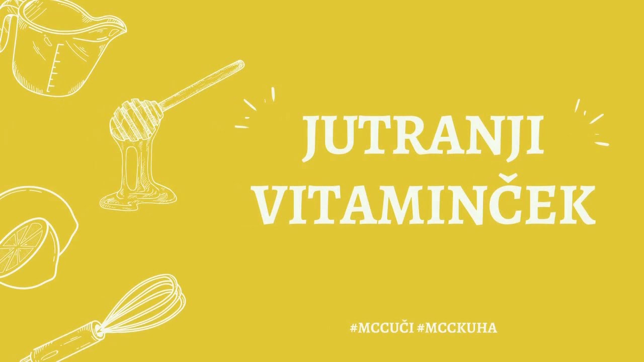 #MCCUČI - jutranji vitaminček
