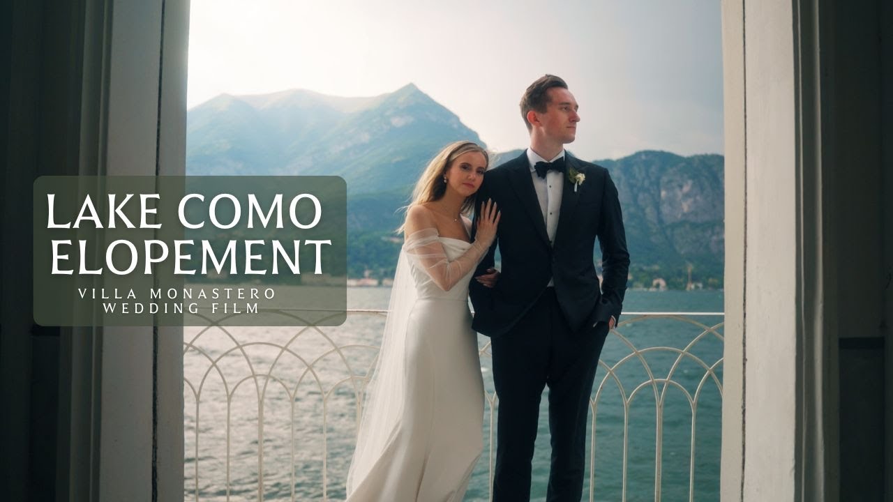 We Cried Watching These Vows // Lake Como Elopement at Villa Monastero