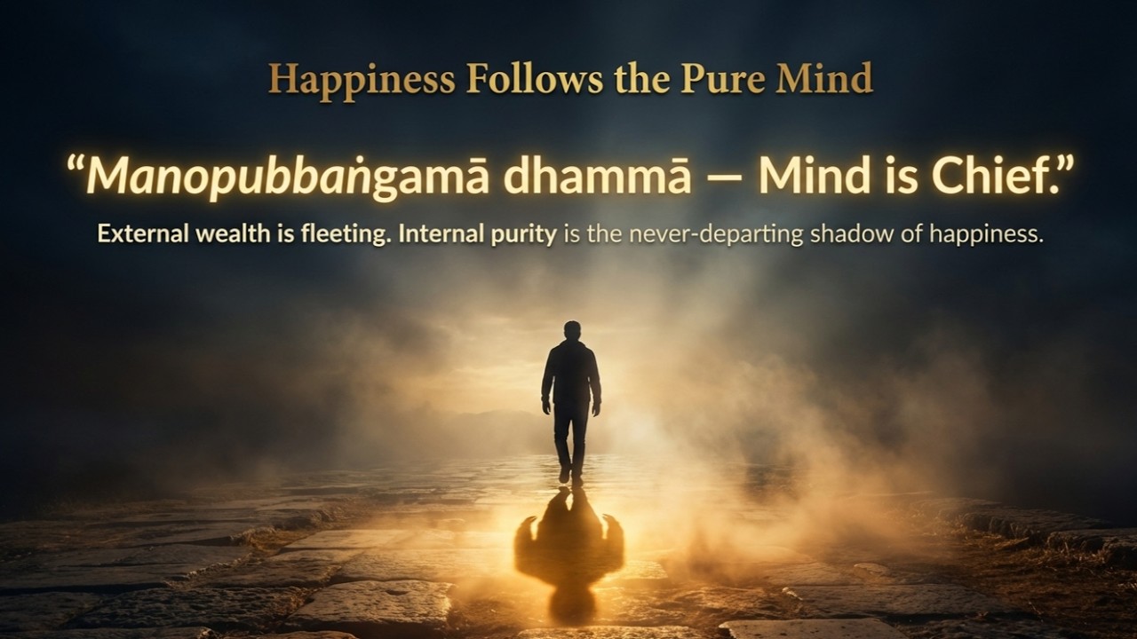 Dhammapada Verse 2: Mind Precedes All Mental States- Happiness | Story of Maṭṭhakuṇḍali & His Father