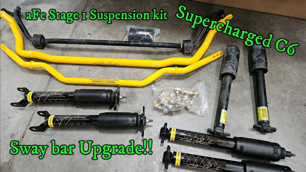 2005 Corvette C6 Sway bar Upgrade Install