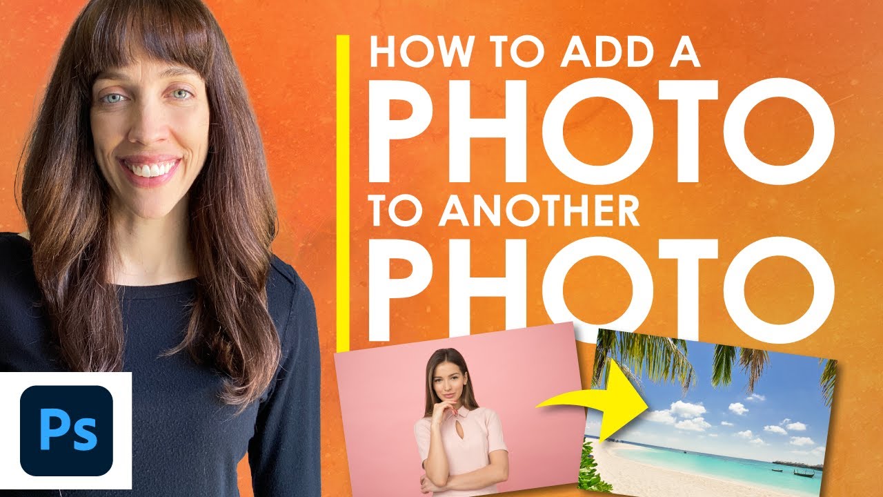 How to add an image to another image in Adobe Photoshop - Picture in Picture