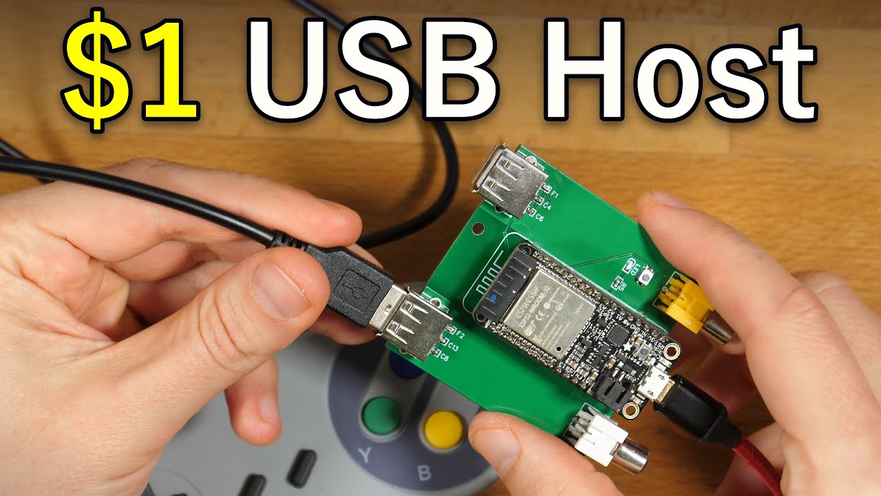 Дешевый USB-хост-микроконтроллер [CH559, ESP32, HID]