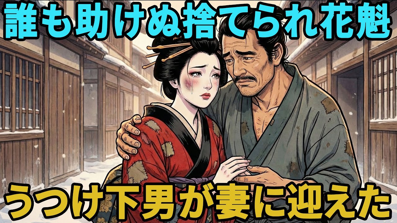 口を失った高級遊女。誰も相手にしなかったのに、“うつけ下男”が妻に迎え…二人の運命は二度と戻らなかった | 民話 | 野談 | 時代劇 | 説話 | オーディオブック | 伝説
