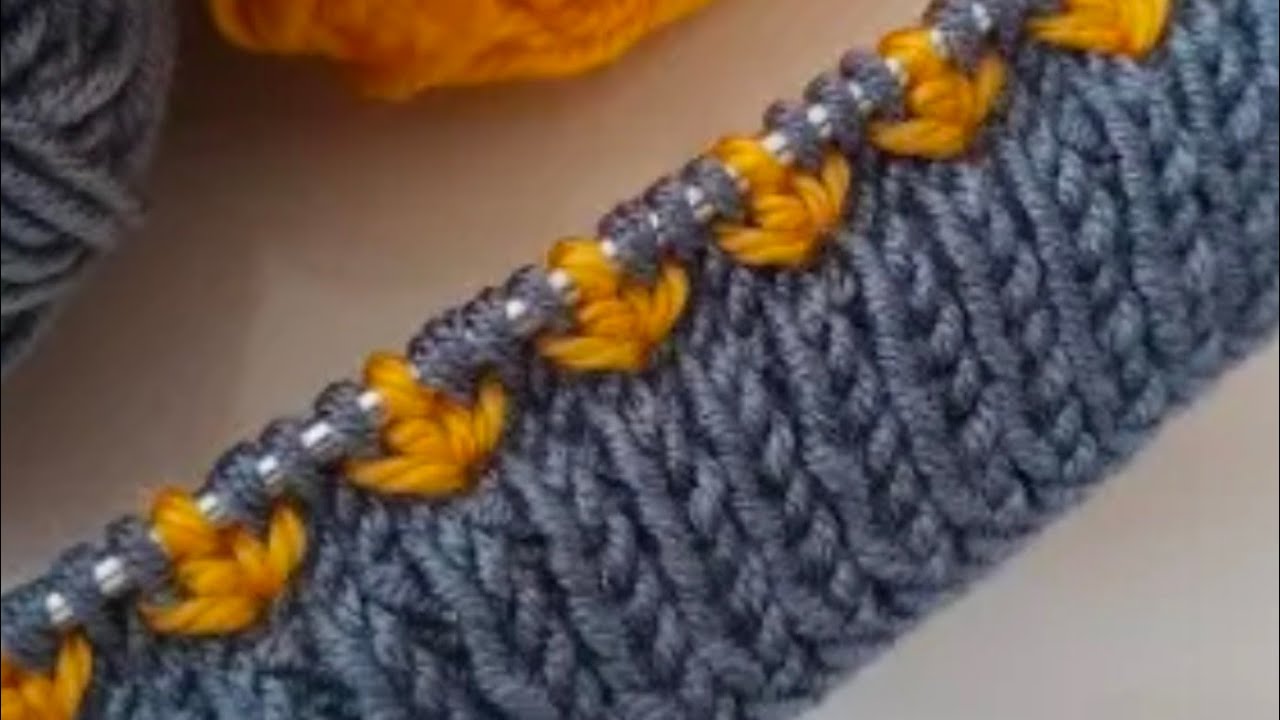 सिर्फ एक फंदे का बुनाई डिजाइन। easy knitting pattern for cardigan/scarf/sweater & baby boy girl