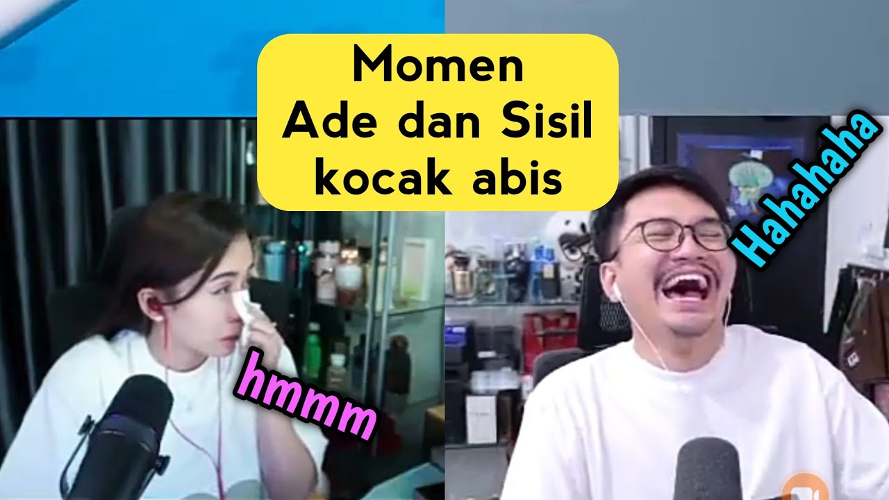 Momen kocak, nangis, kesel, greget mas Ade dan Sisil main Carry The Glass 