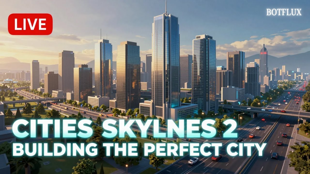I’m Building the Perfect City in Cities: Skylines 2 🔴 LIVE !