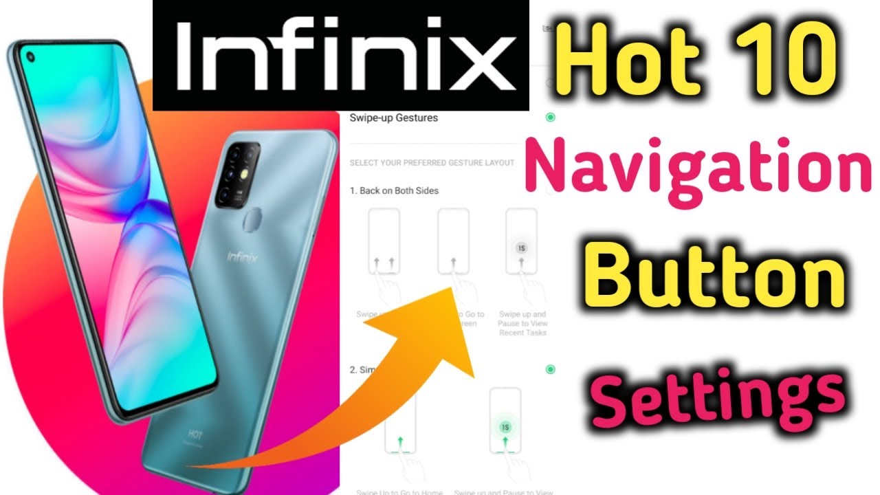How to change navigation bar in infinix Hot 10 | Infinix hot 10 nagivation Bar | Hot 10 Buttons