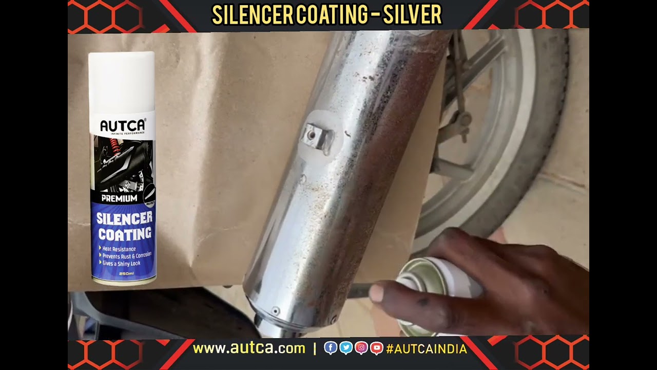 AUTCA - SILENCER COATING SPRAY, SILVER COLOR have a look on our demo video.