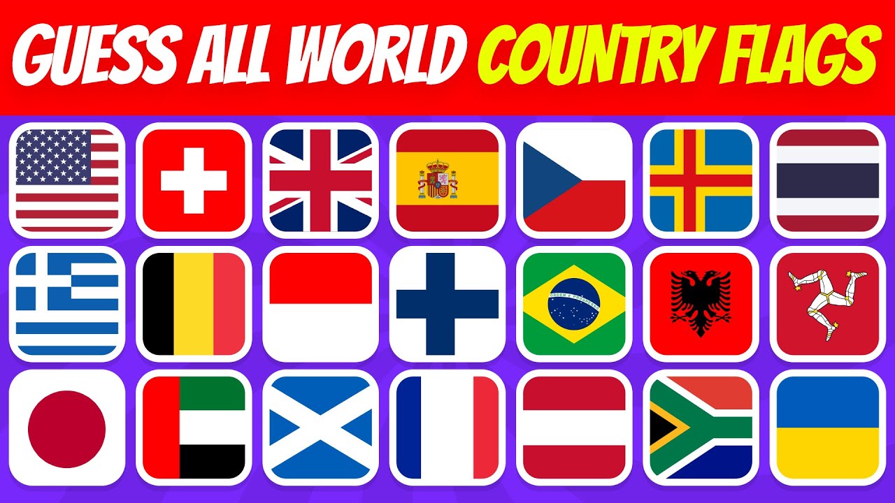 Guess All the World Country Flags Quiz 🌍?