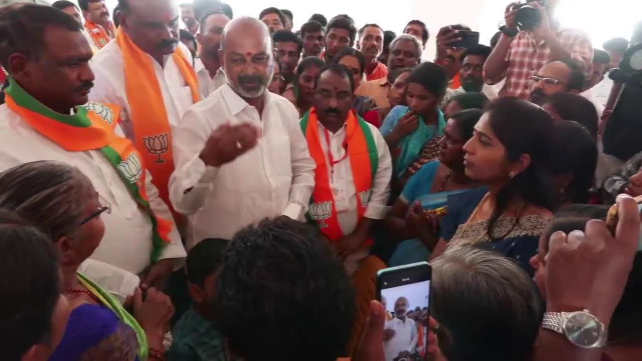 Live : Meeting victims of Banswada violence