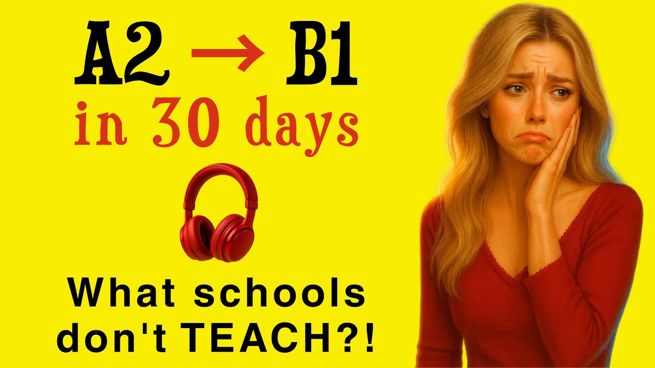 English Speaking Practice: STUCK at A2? Unlock B1 TODAY | Shadowing Podcast