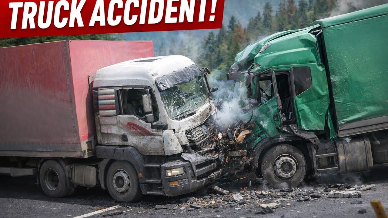 One Mistake… BIG TRUCK ACCIDENT! | Truckers of Europe 3 