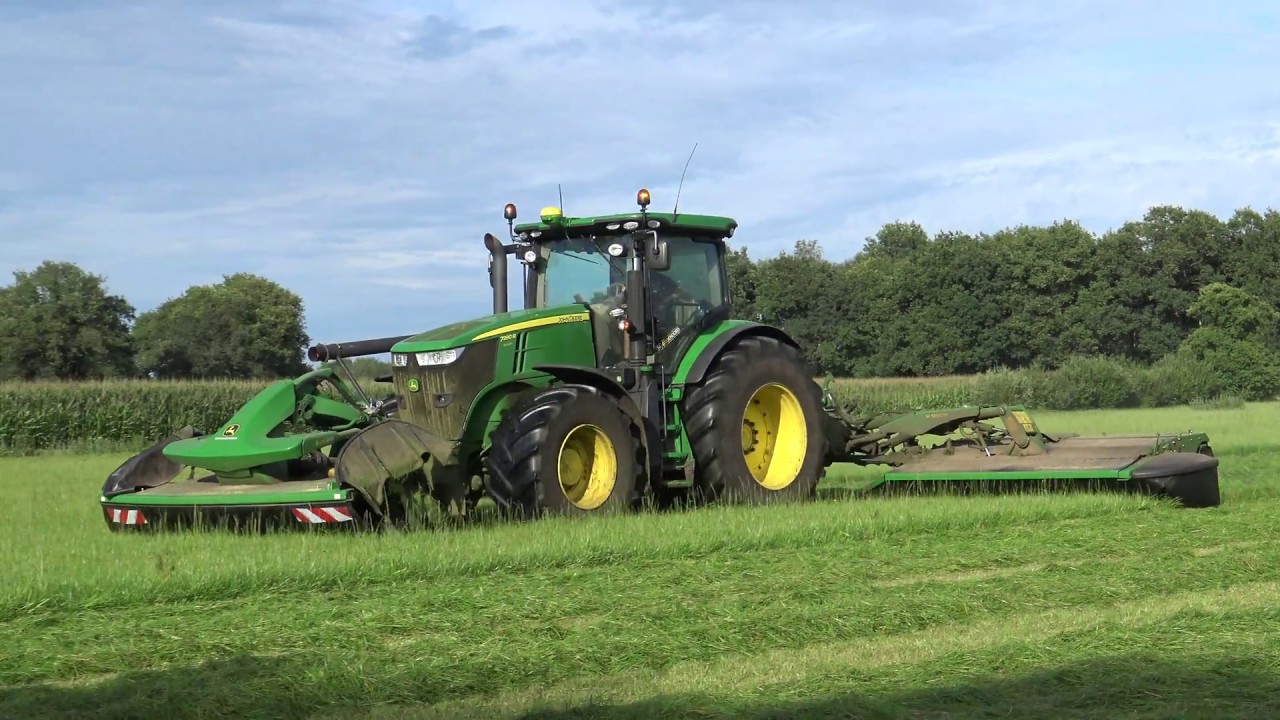 GRAS MAAIEN JOHN DEERE 7290 R MAAIER JOHN DEERE R 990R / F 350 R