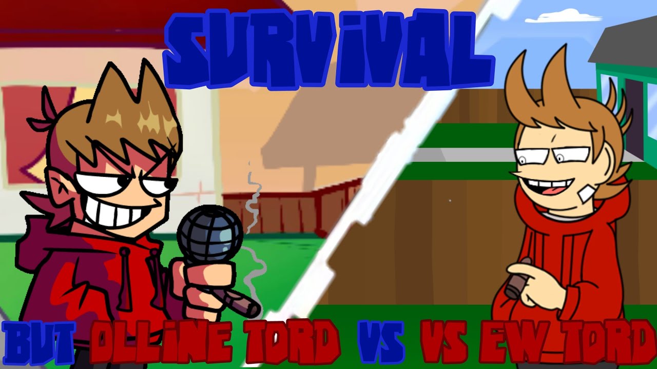 [FNF]Red-vival (Survival but Olline Tord VS VS EW Tord).
