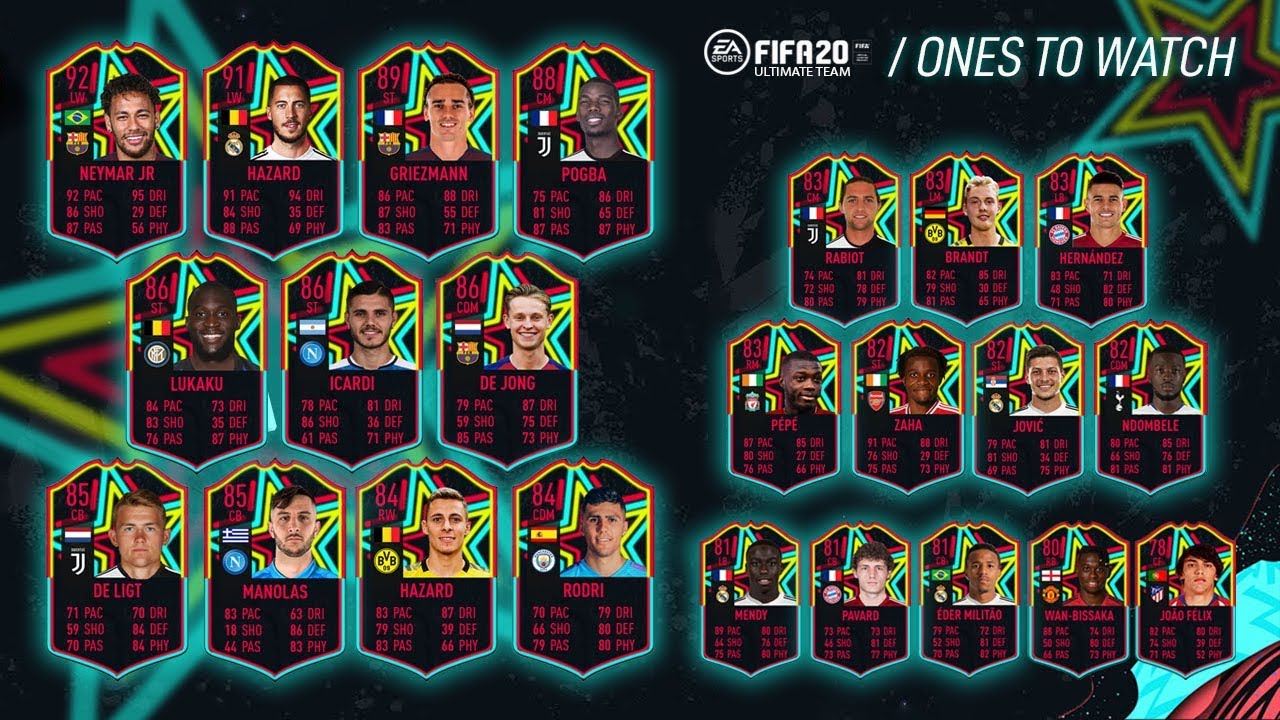 💥✅FIFA 20 - OFFICIAL OTW CARDS??!!💥✅ - FIFA 20 ULTIMATE TEAM