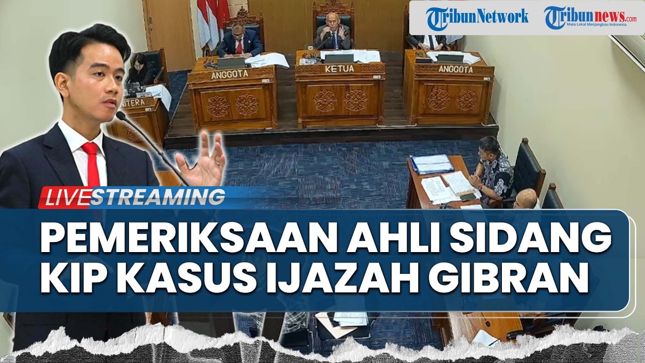 🔴LIVE: Sidang KIP Kasus Ijazah Gibran Pemeriksaan Ahli: Bonatua Silalahi VS Kemendikdasmen