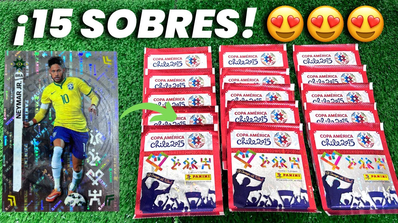 ABRIENDO *15 SOBRES* Panini Copa America 2015