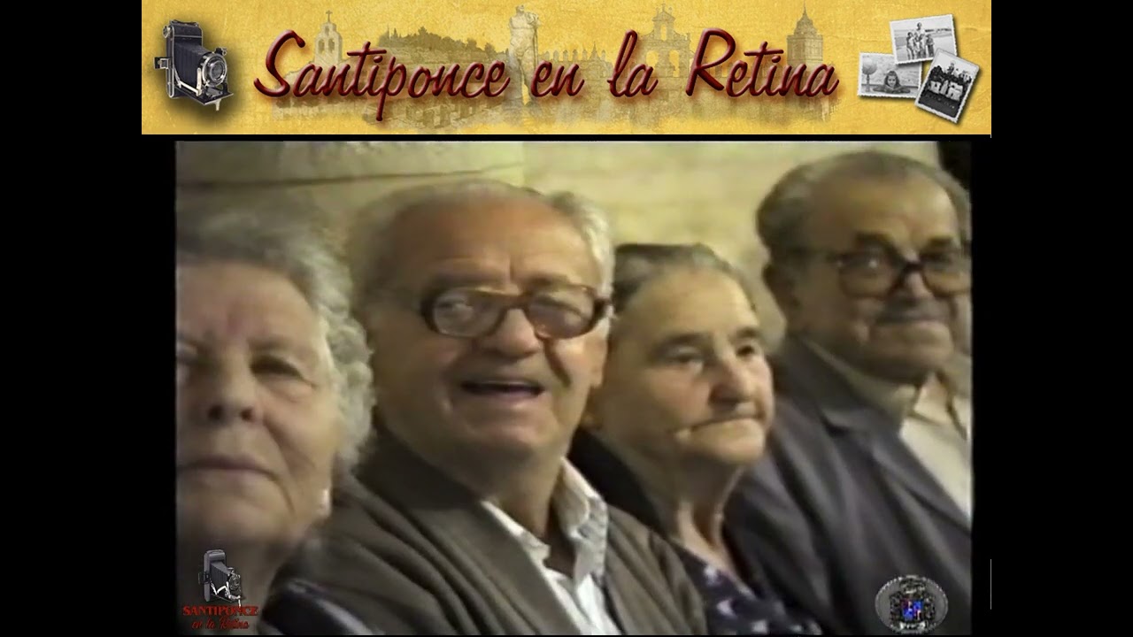 SANTIPONCE EN LA RETINA - Cena de los abuelitos en el Monasterio - 11-11-1989