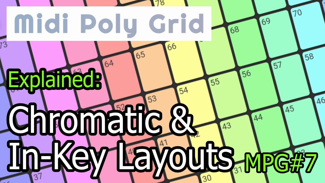 Midi Poly Grid App - Chromatic and In-Key Layouts Explained | MPG7