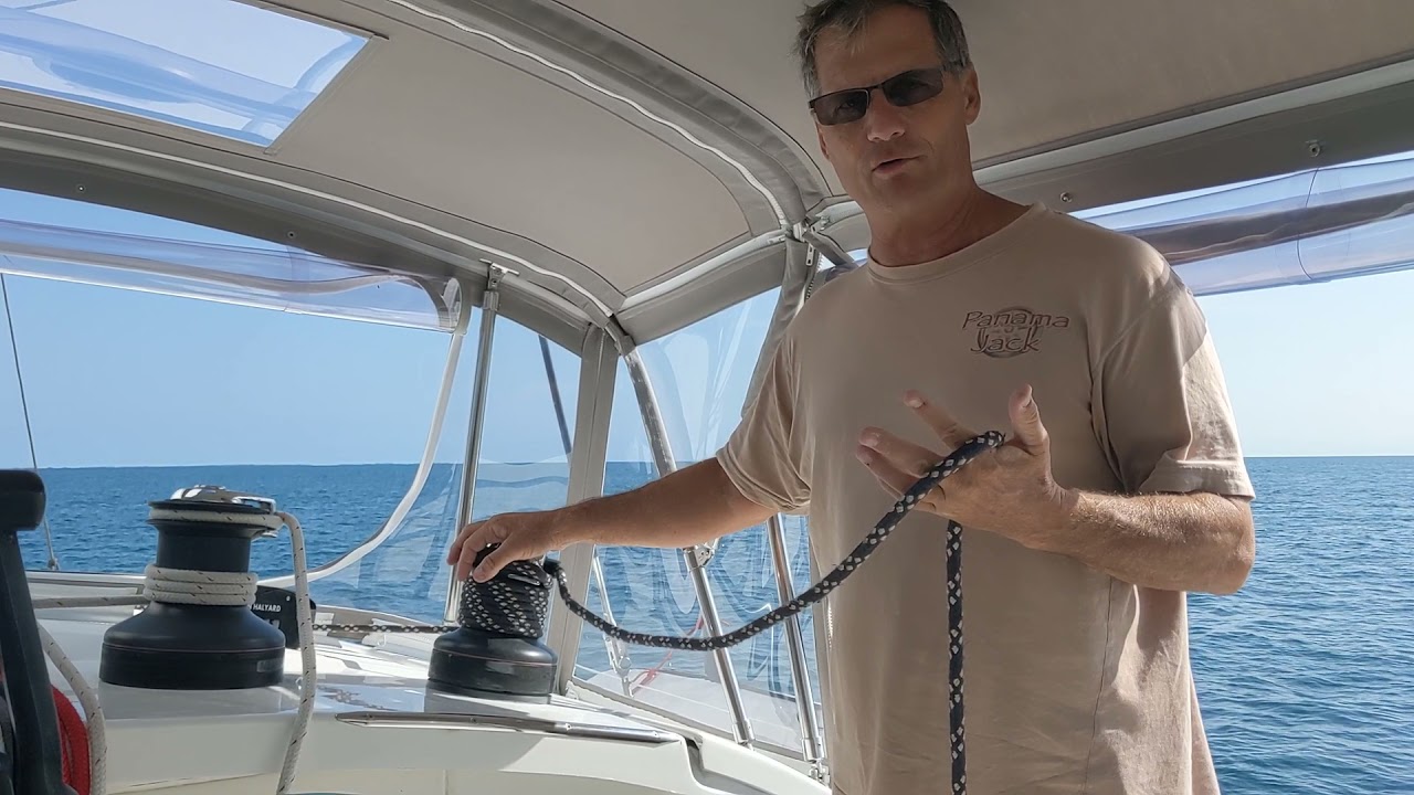 Keeping the twist out of your halyard.