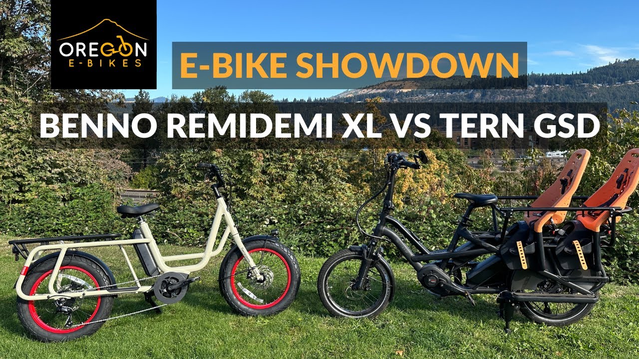 E-Cargo Bike Showdown - Benno RemiDemi XL vs Tern GSD. Which is right for you?