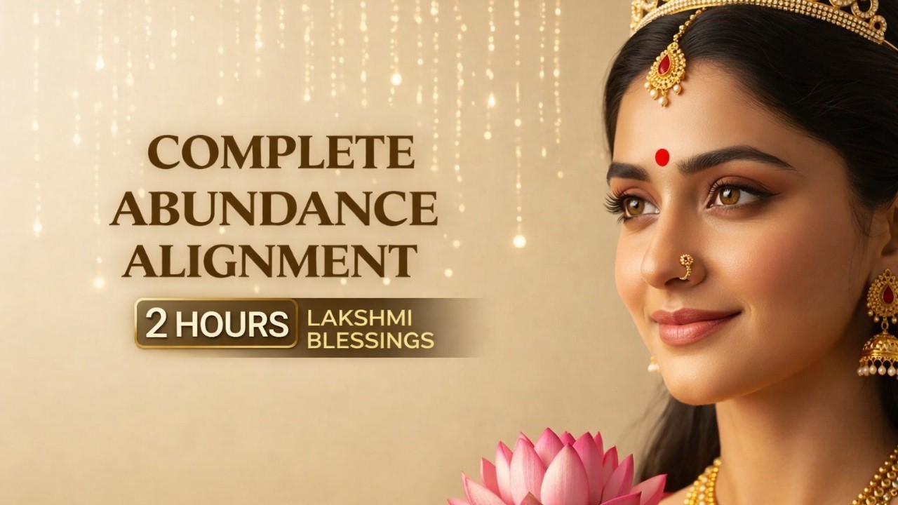 2 Hours Karagre Vasate Lakshmi Mantra for Complete Abundance & Prosperity Alignment