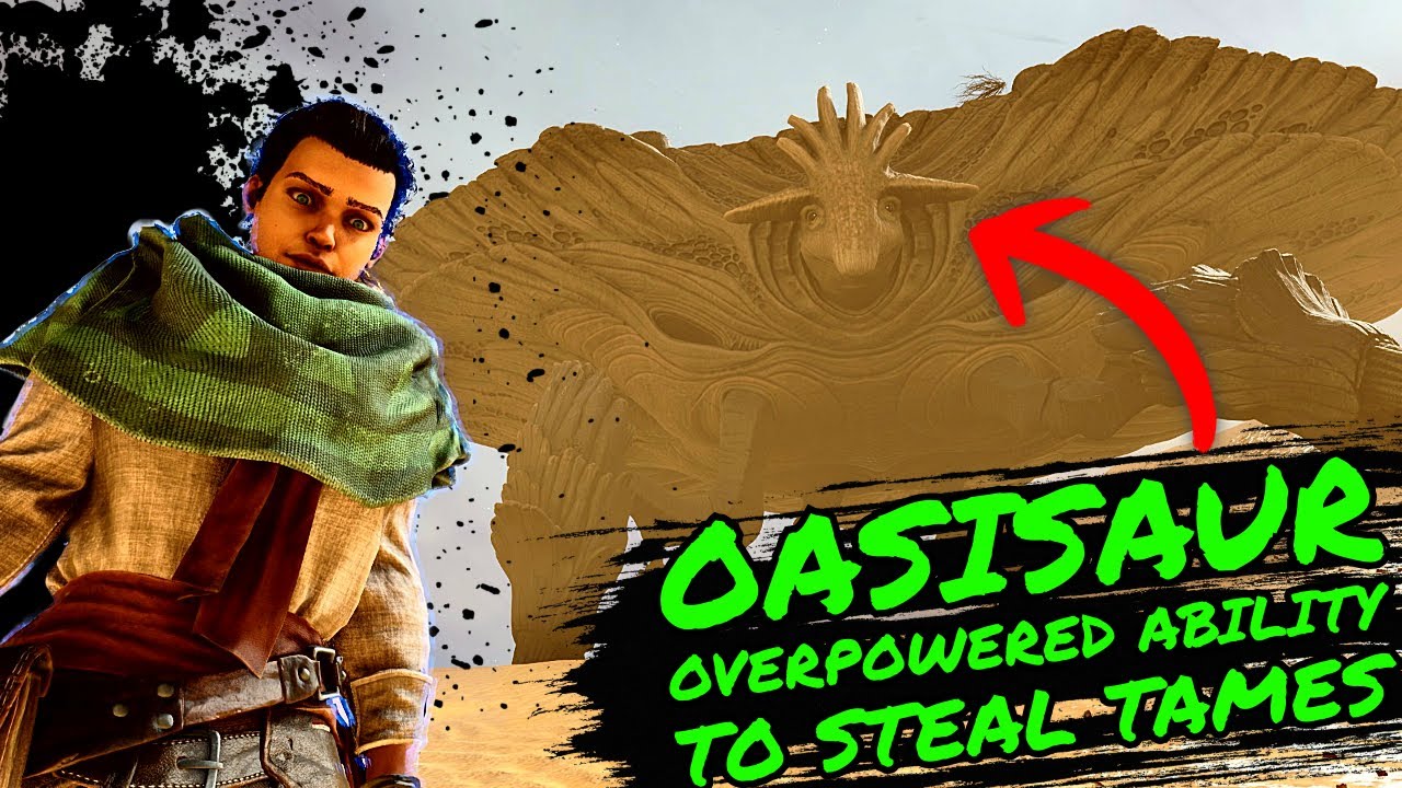 OASISAUR OVERPOWERED Ability To STEAL ANYONES TAMES in Ark Survival Ascended with Scorched Earth!!!