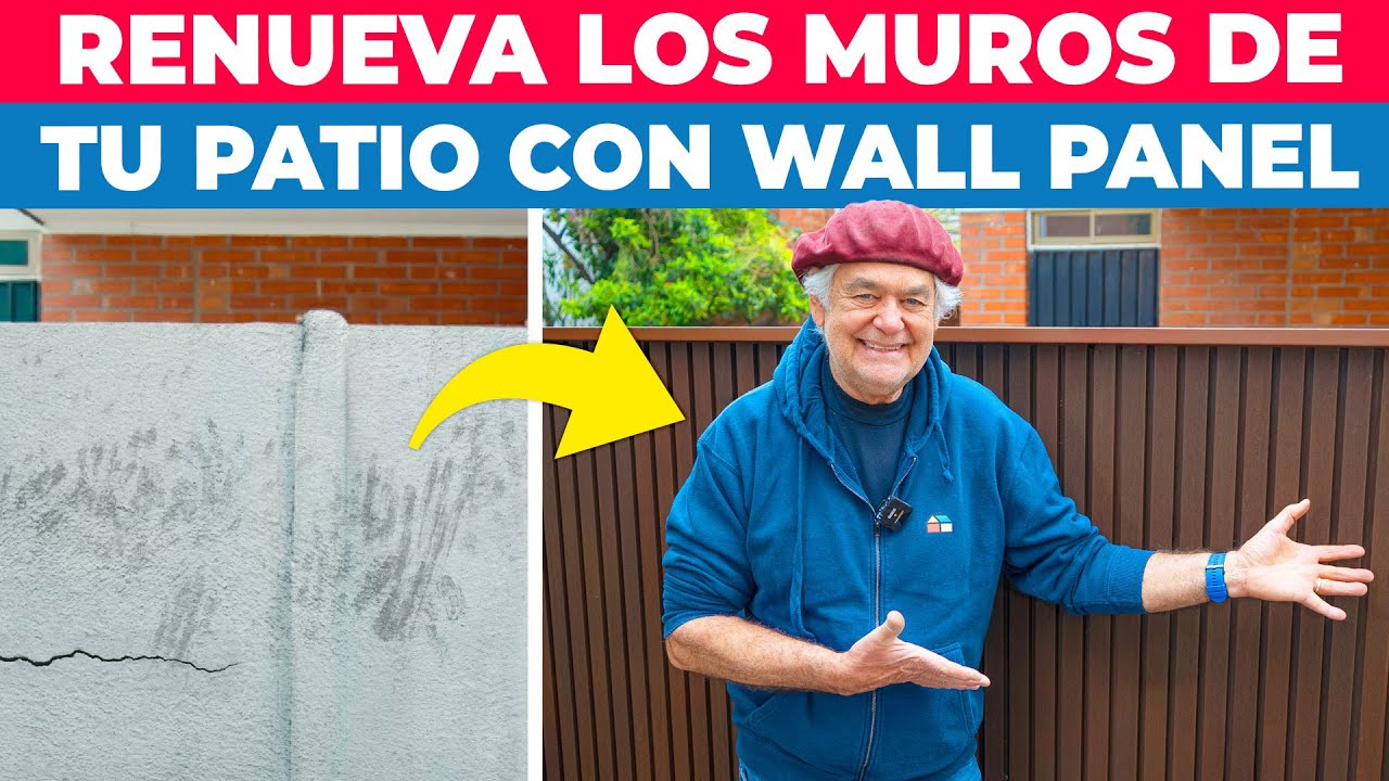Cómo renovar muros exteriores con wall panel 3D