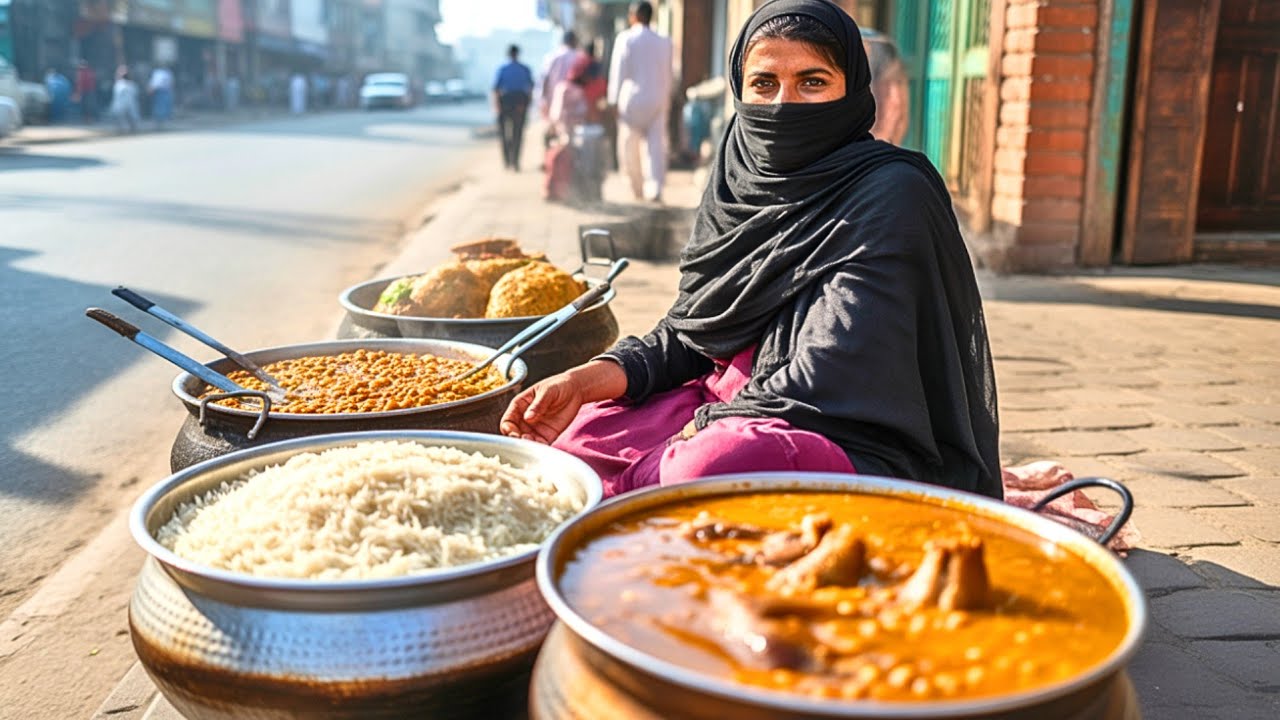 2025 Pakistani Female Road Side Dhaba Street Food Collection | Best 5 Street Food Collection in PAK