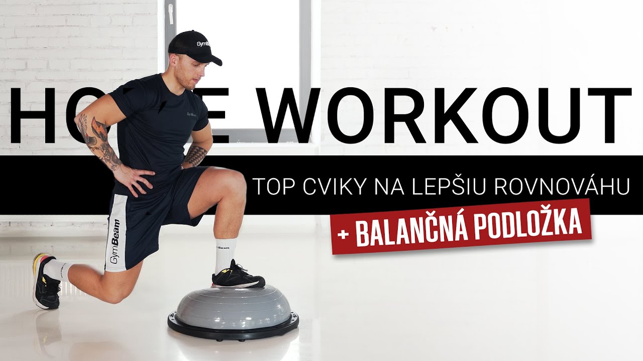 TOP 16 cvikov s balančnou podložkou na celé telo l Home workout l GymBeam