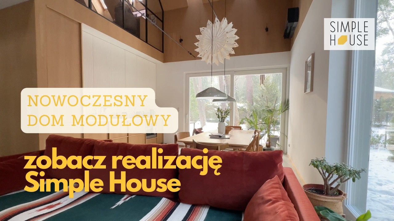 Simple House. Dom w kadrze - nowoczesny dom modułowy #6 #simplehouse #dommodułowy