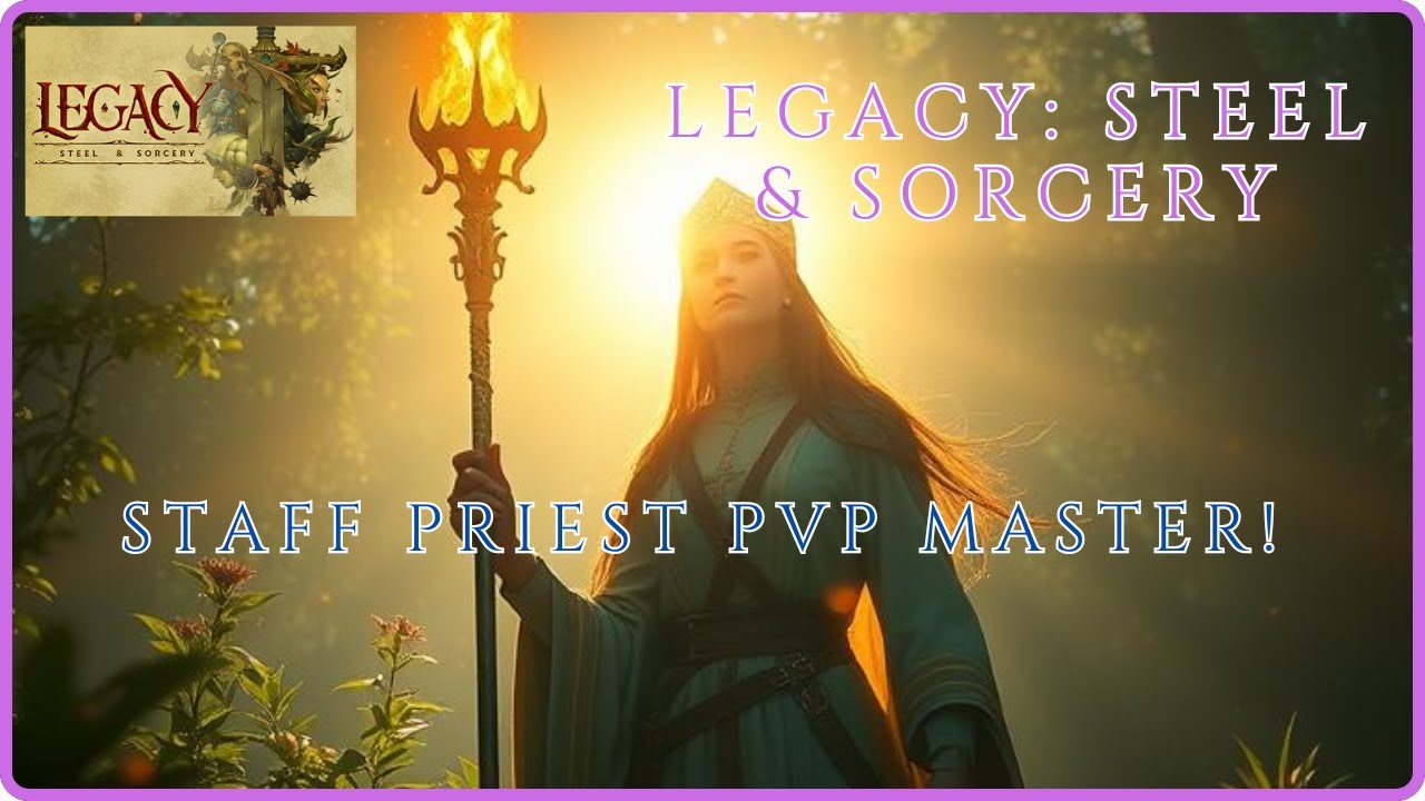 Legacy: Steel & Sorcery - Staff Priest PVP Montage! Stay out of my Greenwood!