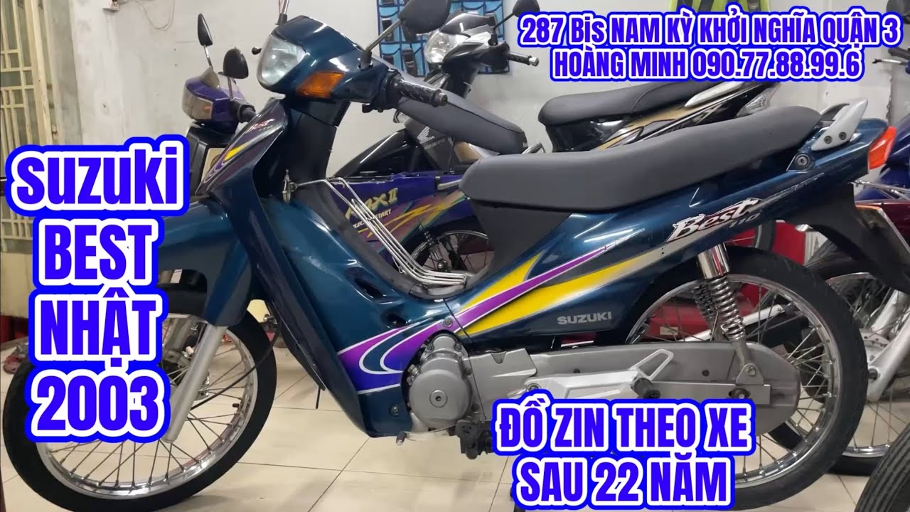 15/8/2025 HOÀNG MINH BÁN XE SUZUKI BEST 2003 NHẬT CHẤT ZIN CÒN KHÁ 22 NĂM 📲0907788996