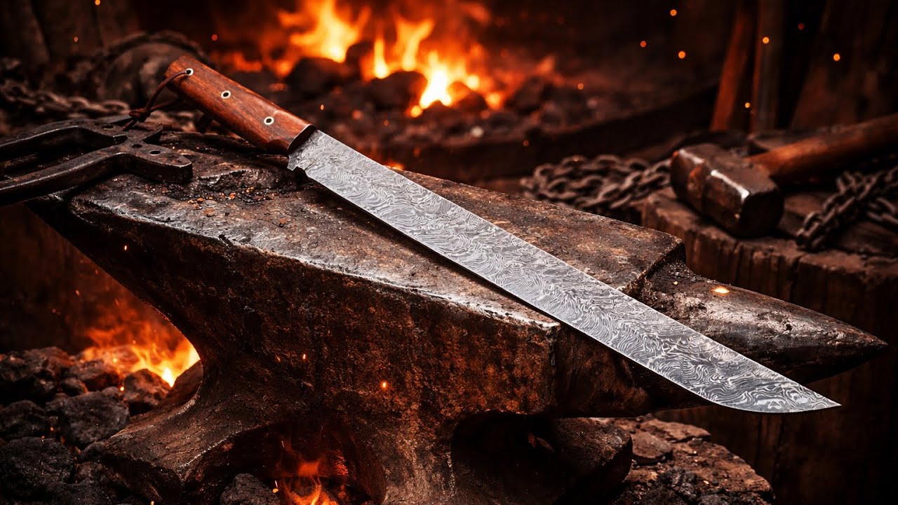 From Raw Steel to a Brutal Machete 🔥
