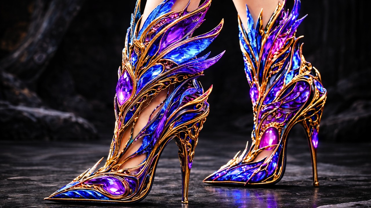 ASMR ✨ From Barefoot to High Heels: A Mesmerizing Shoe Makeover | Oddly Satisfying Evolution Remix!