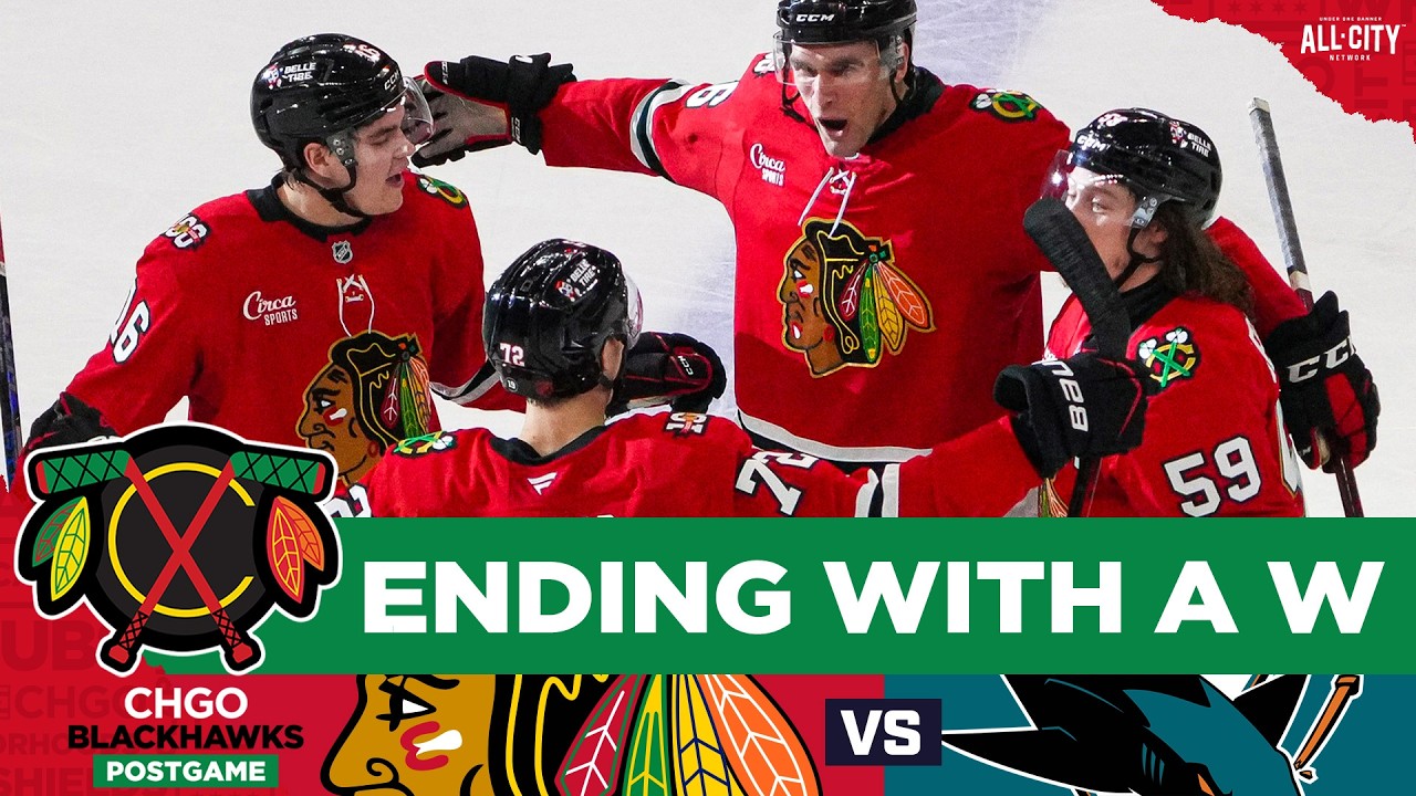 BLACKHAWKS POSTGAME: Chicago Ends the Season With a WIN Over San Jose | CHGO Blackhawks