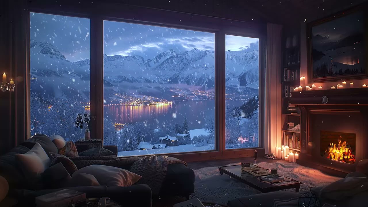 Winter ASMR Ambience Designed for Better Sleep, Stress Reduction and Nighttime Relaxation