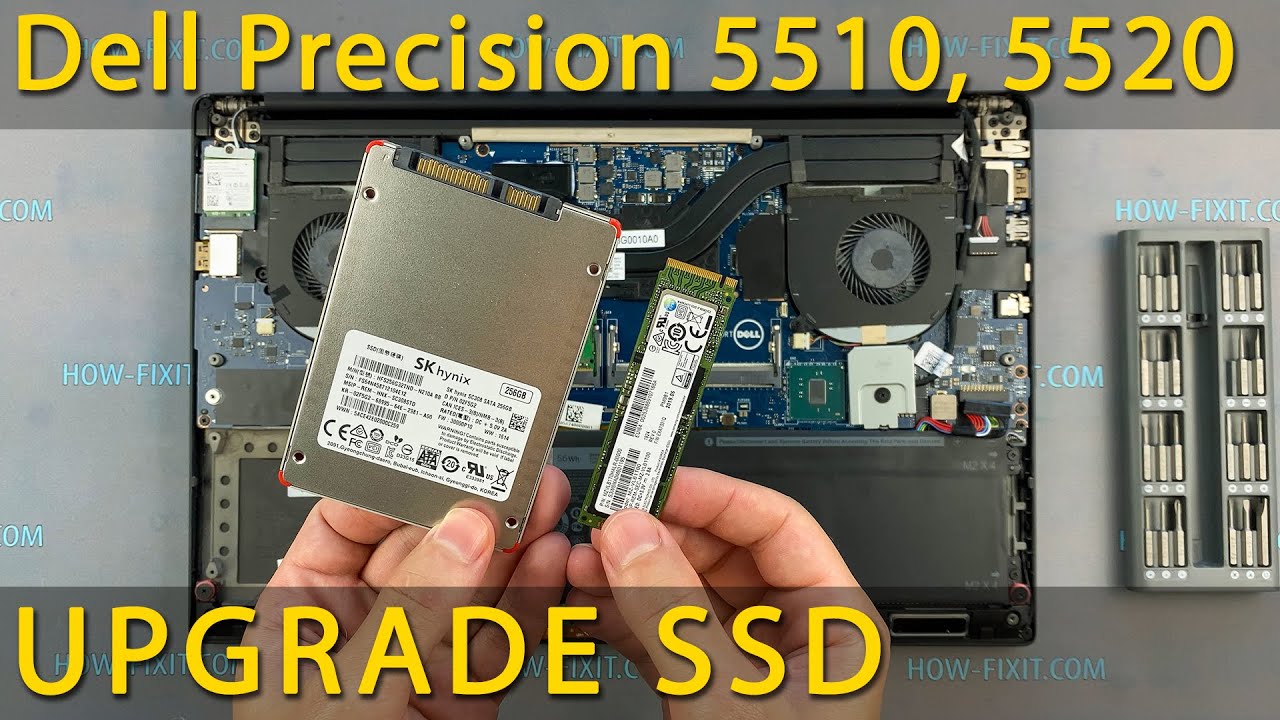 Как установить SSD или жесткий диск в Dell Precision 5510, 5520 — полное руководство по замене