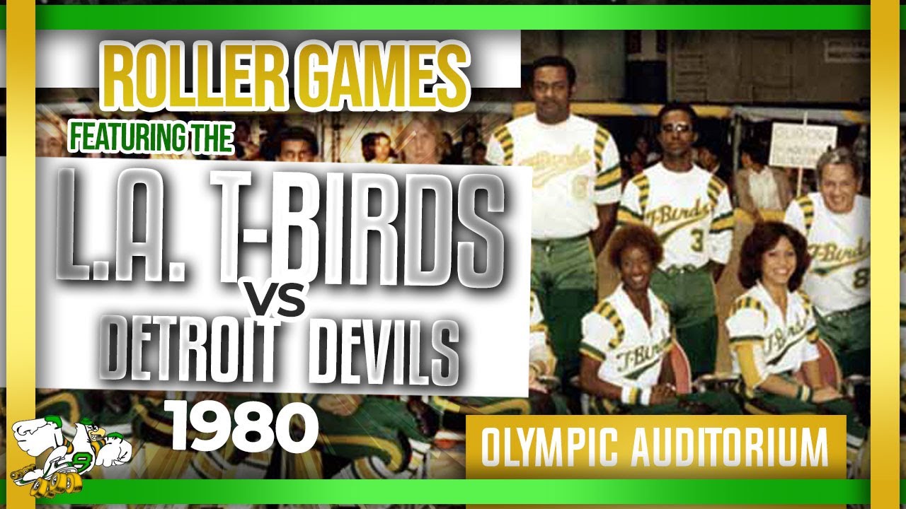 1980 Roller Games: L.A. T-Birds vs Detroit Devils (98-91)