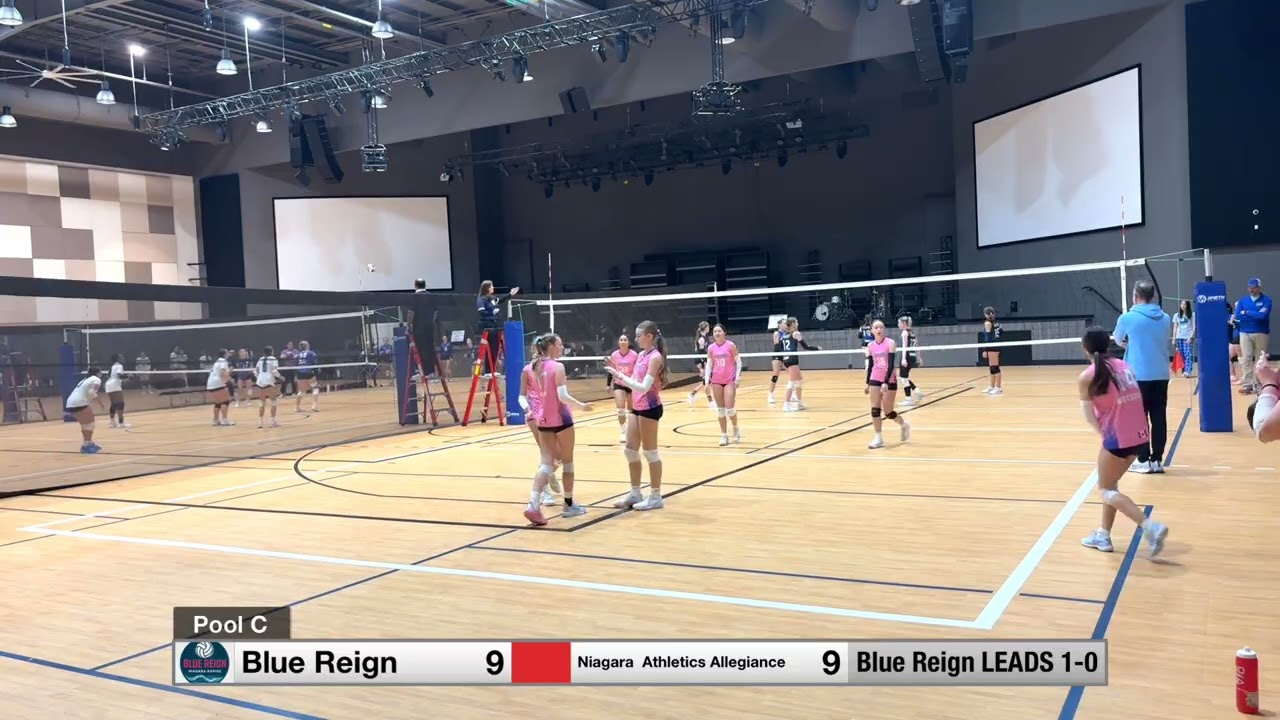 McGregor Cup Niagara Rapids Blue Reign vs Niagara Athletics Allegiance 2nd set (Pool C)