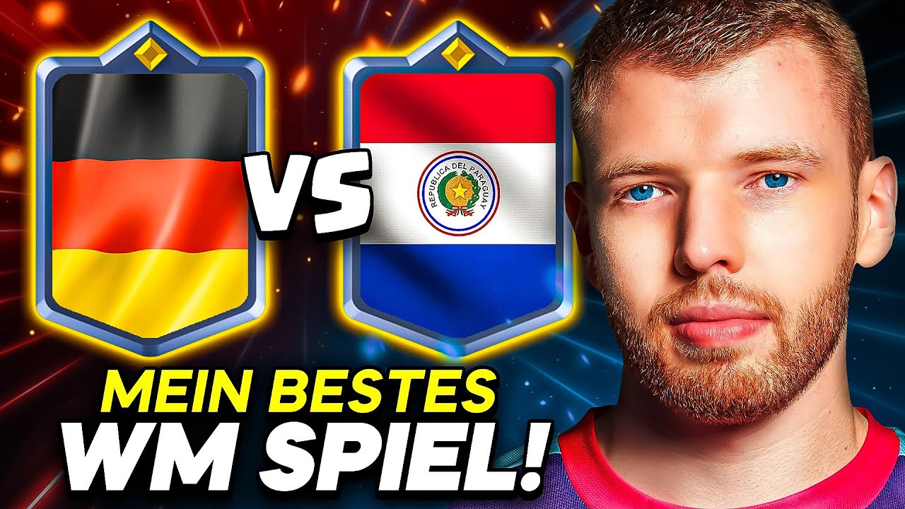 😱🏆Mein BESTER CR WM-AUFTRITT JEMALS... (Deutschland vs. Paraguay) | Clash Royale Deutsch