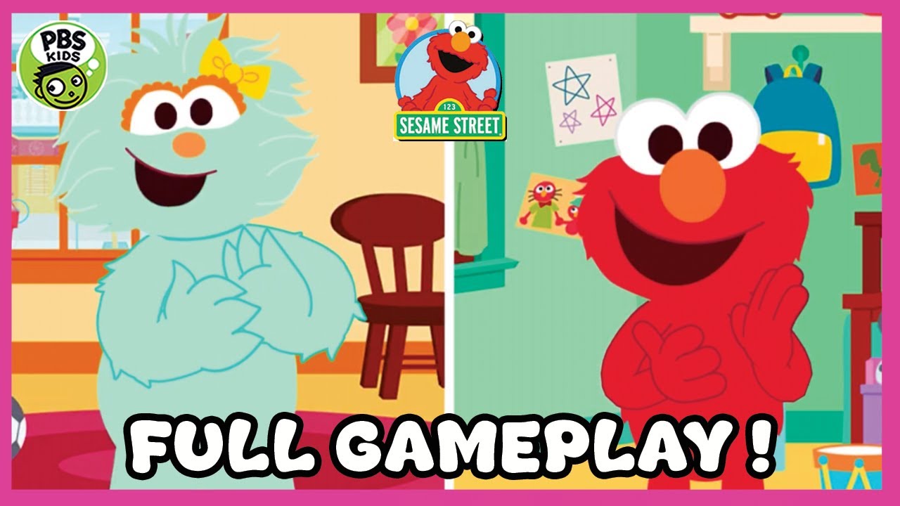 ⭐Sesame Street Elmo & Rosita's Virtual Playdate | Full Gameplay - Best Learning for Kids⭐⭐