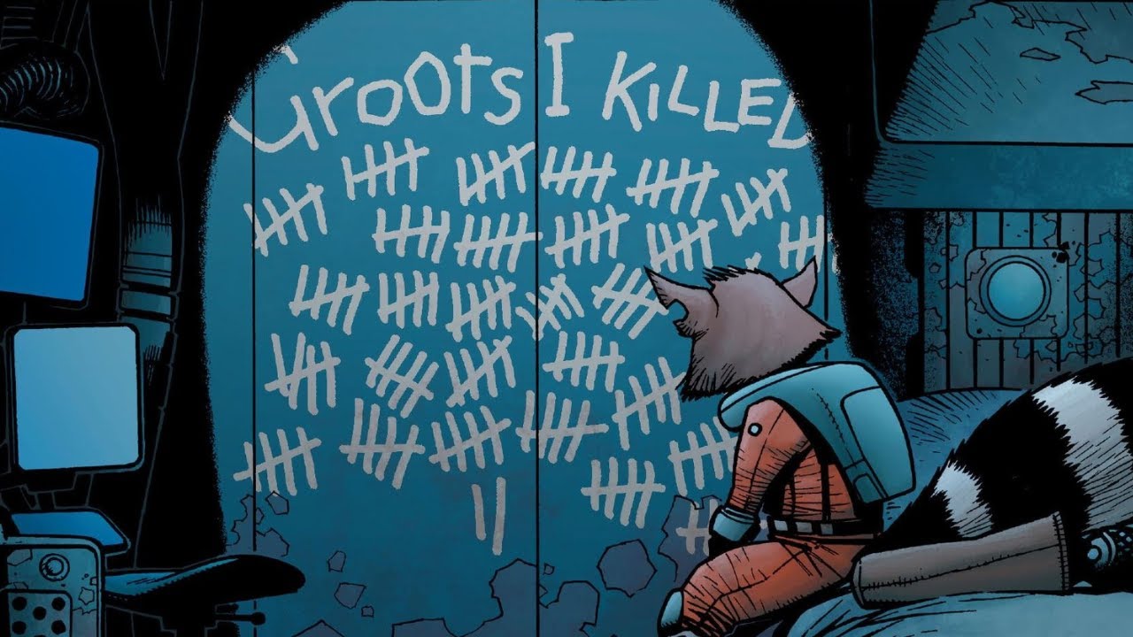 Rocket The Raccoon Kills Groot