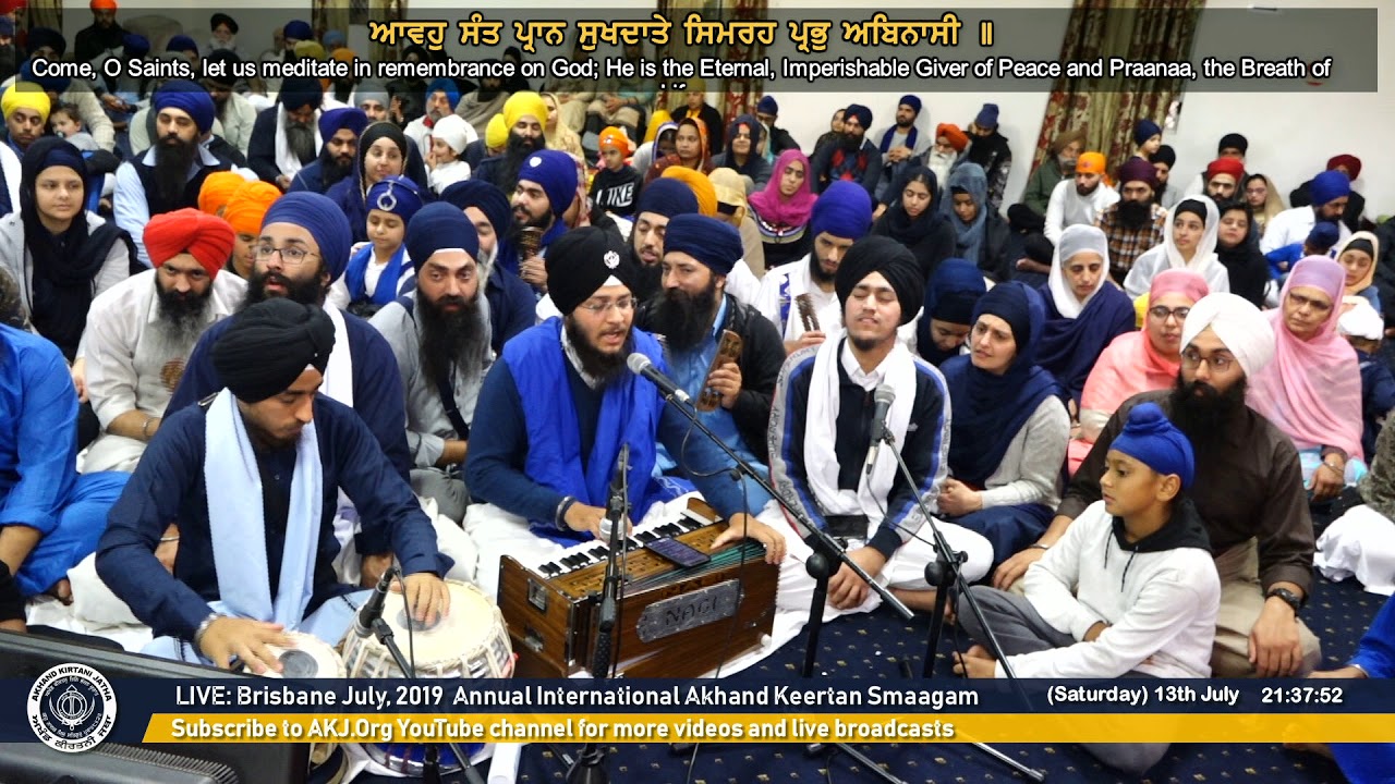 038 Brisbane July 2019 Saturday Rainsbai - Bhai Avneet Singh Jee Kanpur