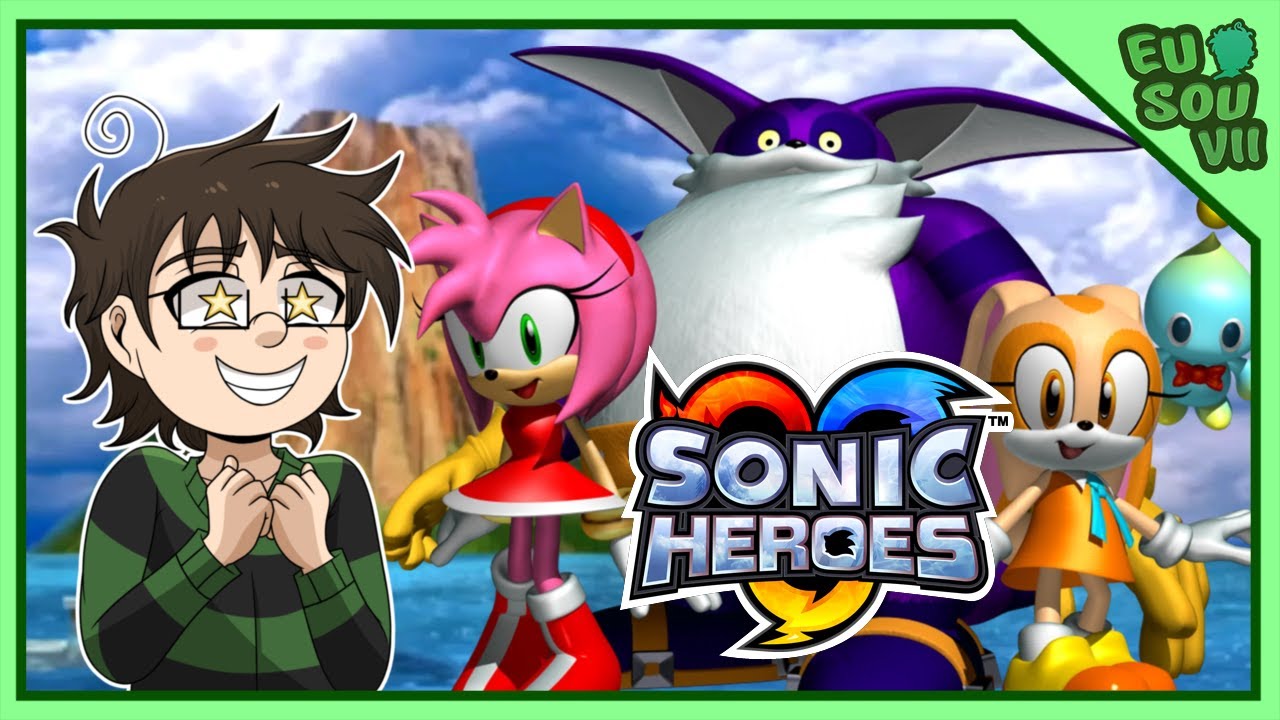 PROCURANDO O SONIC COM O TEAM ROSE! JOGANDO SONIC HEROES